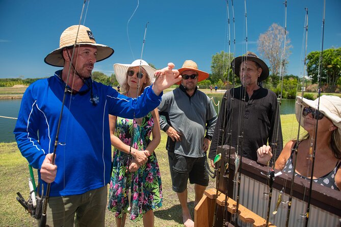 Hook-A-Barra Fishing and Farm Activity - Finishing with a gourmet barramundi platter