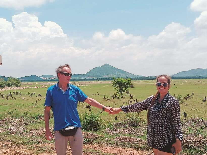 Kampot Countryside include Pepper farm,Kep crab market beach - Kep crab market, seafood, and the coast