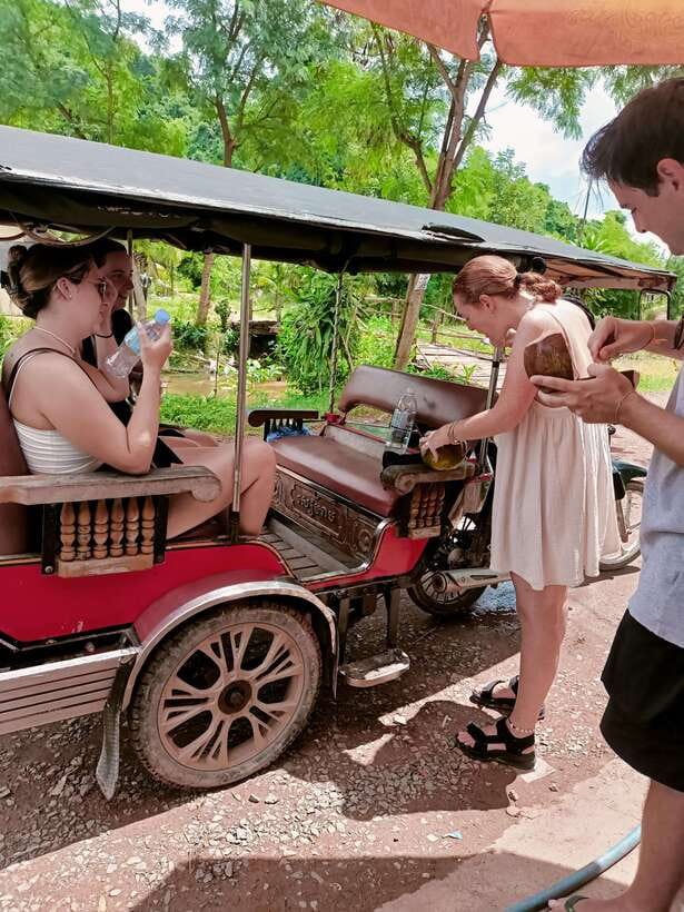 Kampot Countryside include Pepper farm,Kep crab market beach - Salt fields and the work behind Kampot’s table salt