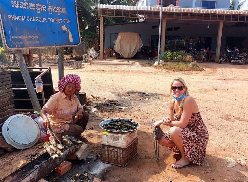 Kampot: Pepper Farm Tour, Salt Field, Cave & Secret Lake - Limestone caves and a temple from the 7th century