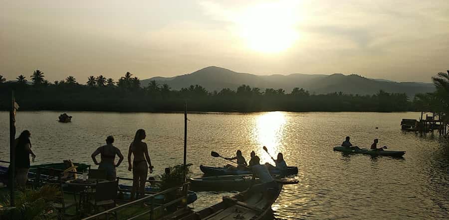 Kampot's Countryside & Kayak Tour, Pepper Farm include Lunch - Salt fields and the work behind Kampot’s food