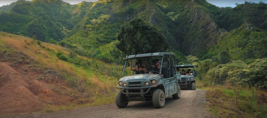 Kaneohe: Kualoa Ranch Guided UTV Tour - Riding through Kaʻaʻawa Valley