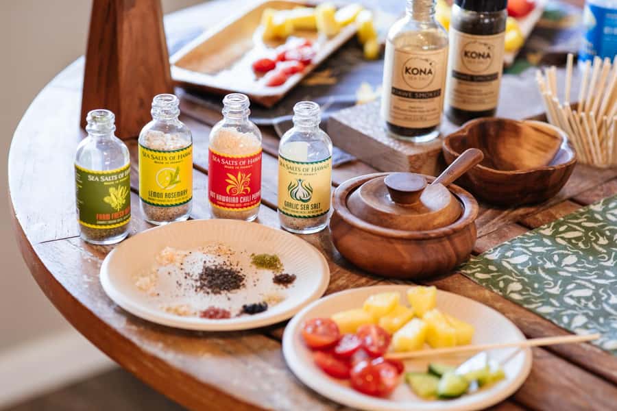 Kona: Hawaiian Salt Farm Tour - Salt tasting is the payoff