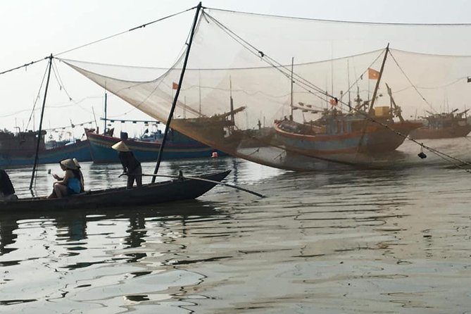 Lantern making Class-Basket Boat- Buffalo Ride-Vegatable Farming - Bay Mau Coconut Forest and the round bamboo boats