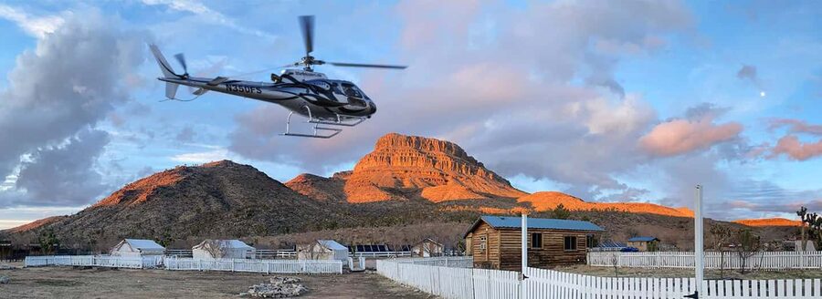 Las Vegas: Grand Canyon Helicopter & Ranch Adventure by Bus - Joshua Trees and the Grand Wash Cliffs