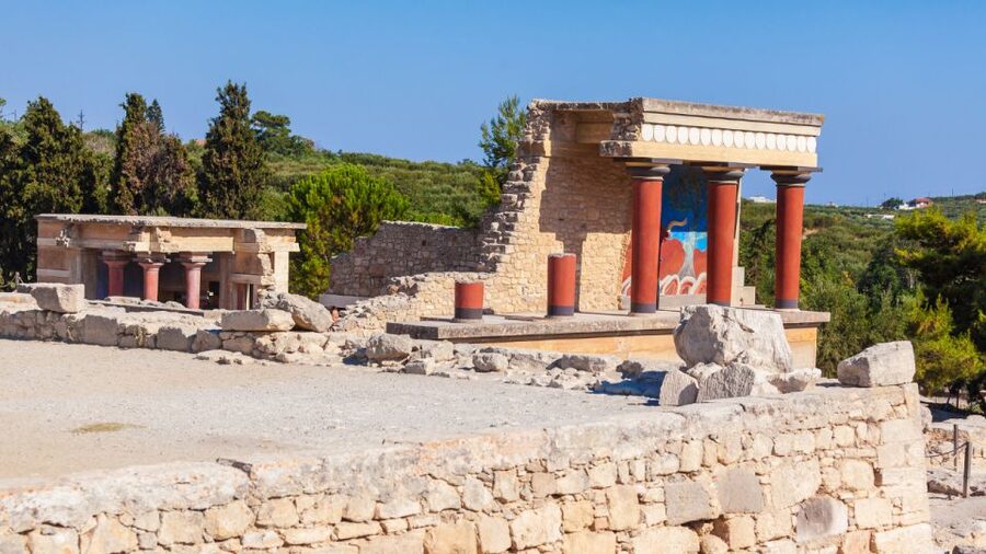 Lassithi, Zeus Cave, Olive Mill Farm & Knossos Combo Tour - Krasi shows a softer side of the plateau