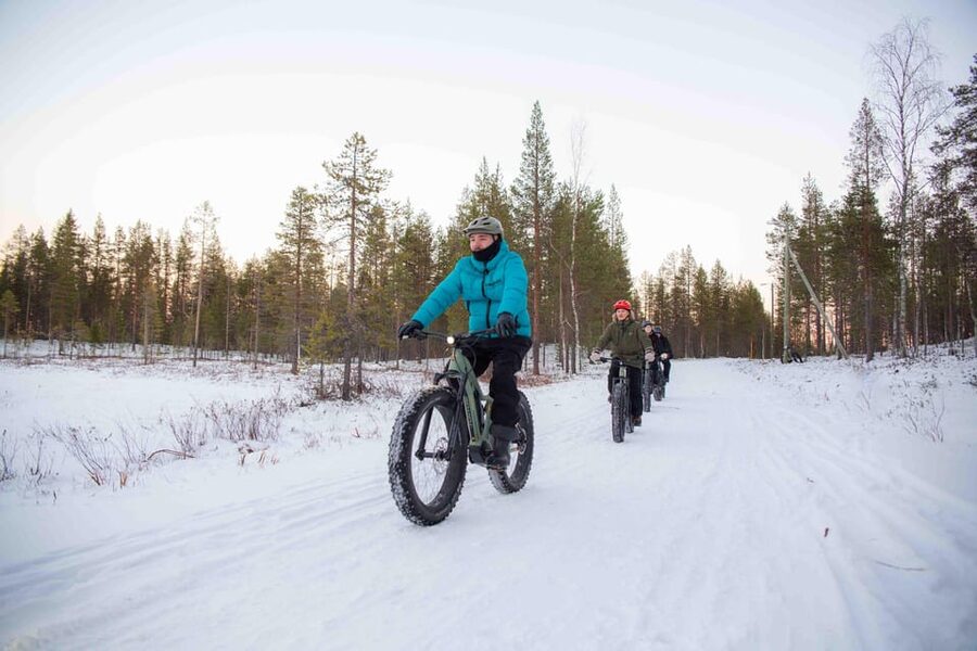Levi: Reindeer Farm E-Fatbike Safari - Riding an E-Fatbike Through the Fells