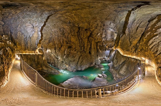 Lipica Stud Farm & Skocjan Caves from Trieste - Škocjan Caves and the river far below