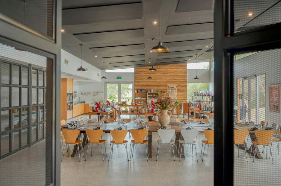 Maggie Beer's Farm Hands-on Cooking School and Lunch - A small class with room to participate