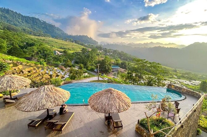Mai Chau &Pu Luong 3D2N: Local Culture, Farming,Rafting& Swimming - Bamboo rafting and a swim at Cham Stream