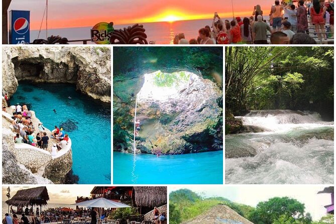 Mayfield Falls, Blue Hole & Rick's Café Tours/Weed Farm option - Transport, Timing, and Group Size