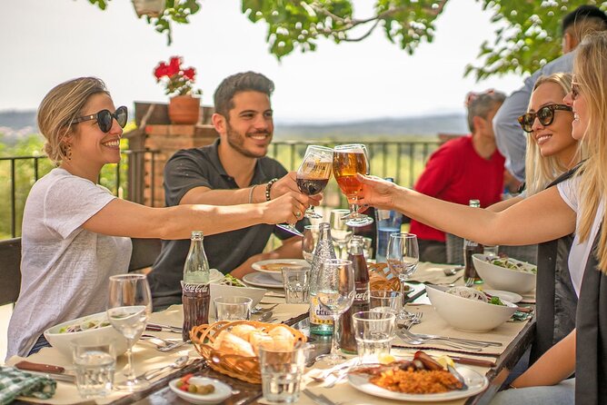 Montserrat Lunch & Wine at Farmhouse Small Group from Barcelona - Making the most of your one hour of free time