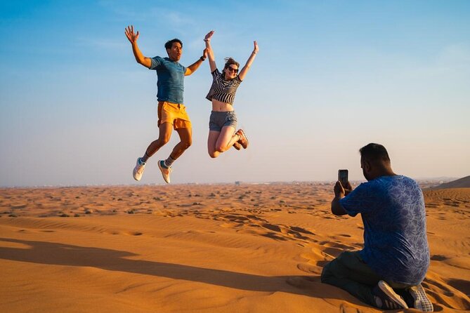 "Morning Desert Safari with Camel Farm visits & Arabic Treats" - A five-minute camel ride, then more meaningful contact