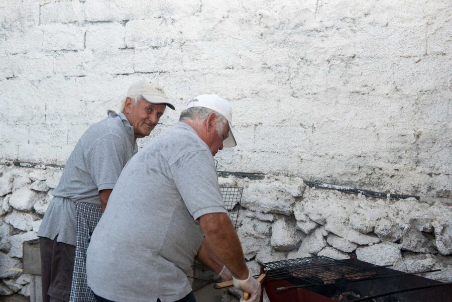 Mykonos: Barbecue at a Mykonian Farm - Arrival treats, stone seating, and a taste of farm life