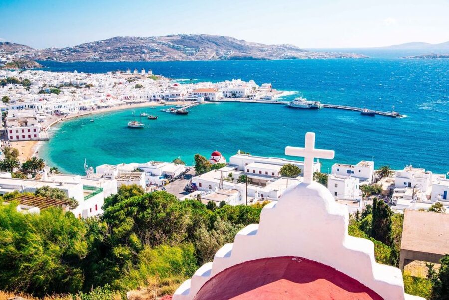 Mykonos: Farm, Ano Mera Village, and Beaches Guided Tour - The tour at a glance