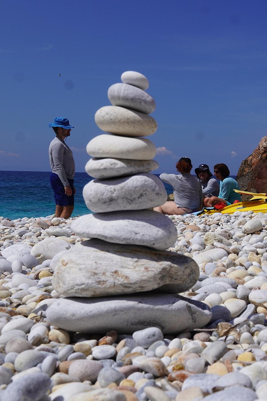 Naxos: Kampos Farm Sea Kayak Tour with Snorkeling & Picnic - Swimming and snorkeling in quiet water