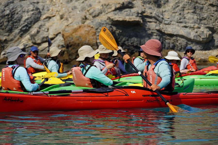 Naxos: Kampos Farm Sea Kayak Tour with Snorkeling & Picnic - How the guides shape the experience
