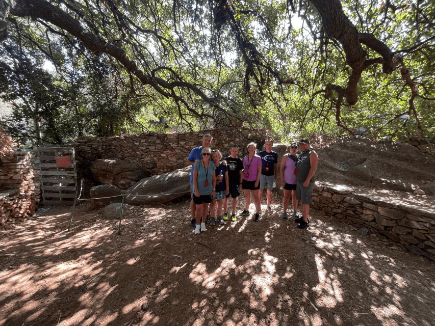 Naxos: Private E-Bike Tour with Farm Lunch - The Kouros statue and Naxos marble craft