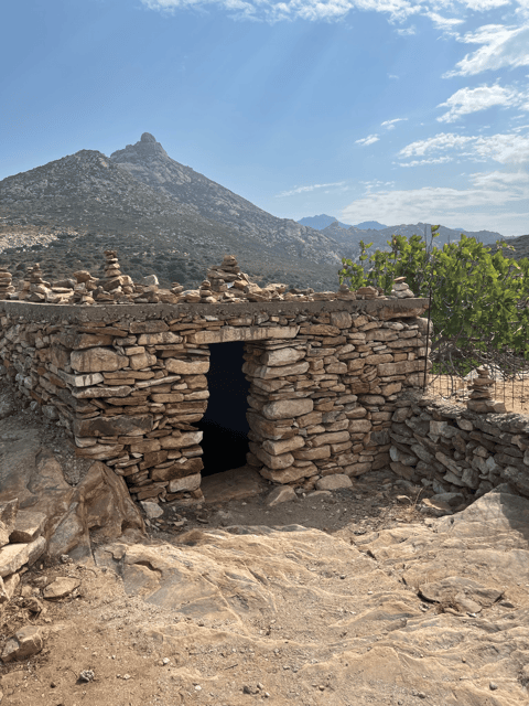 Naxos: Private E-Bike Tour with Farm Lunch - Lunch at the tavern turns the route into a food story