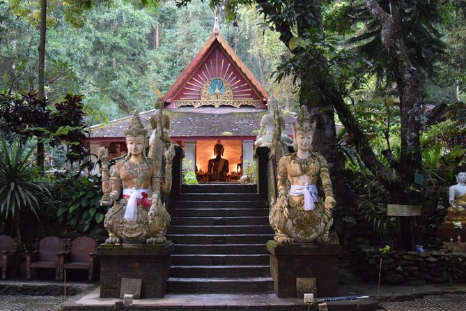 One Day Tour Doi Suthep Temple, Palad Temple, Orchid Farm, Longneck hill tribe village (Private tour) - Visiting the Karen Long Neck village