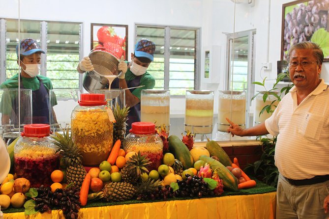 Penang Tropical Fruit Farm with Fruit Tasting - The fruit buffet and fresh juice