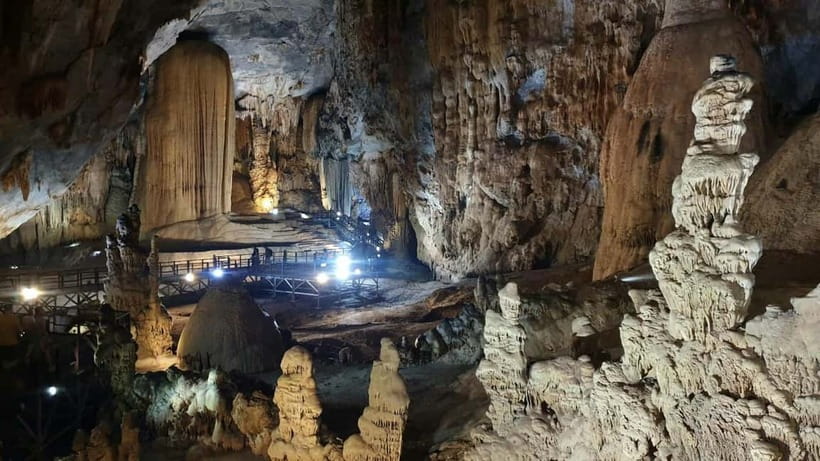 Phong Nha - Paradise Cave & Dark Cave or Duck Farm in needed - What is included for $64