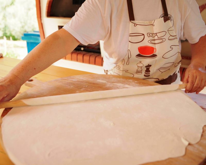 Phyllo Pie Baking Class @ Lefkada Micro Farm - Waiting for the wood-burning oven