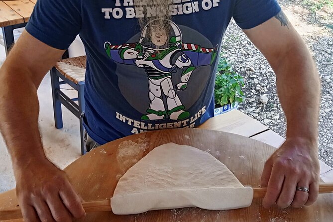Phyllo Pies Baking Class @ Lefkada Micro Farm - The wood-burning oven and shared lunch