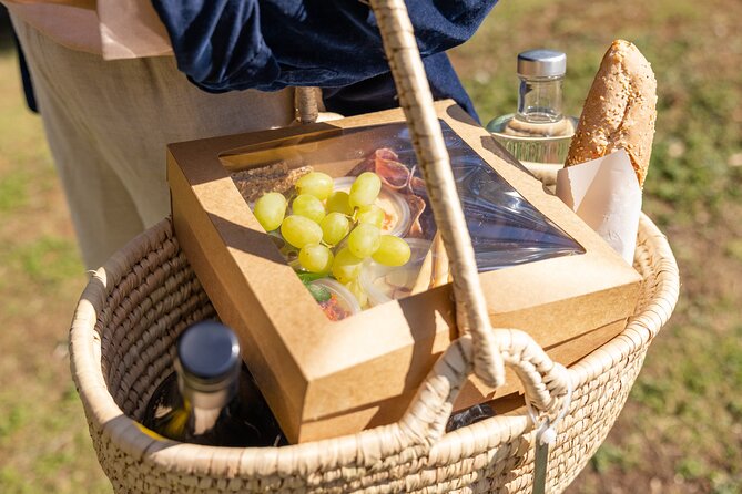 Picnic and Farm Experience at Red Hill - Picking up the basket from the Farm Store