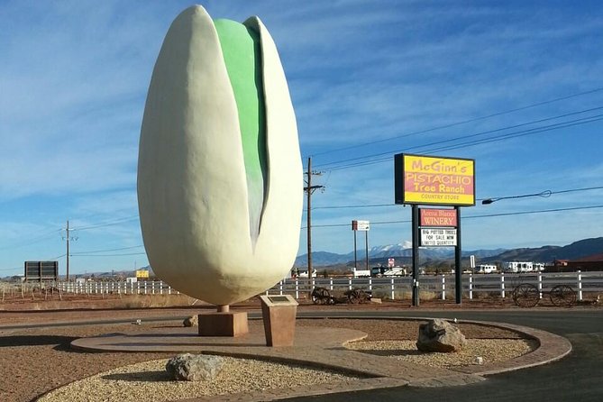 PistachioLand Farm Tour - The World’s Largest Pistachio and the farm setting
