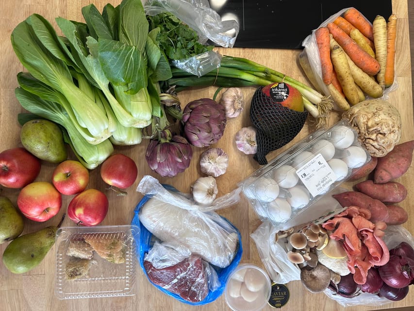 Prague: Farmers Market and Brunch Class with Celebrity Chef - Brunch with prosecco, coffee, and river views