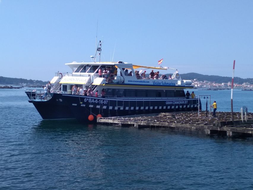 Ría de Arousa: Boat Ride to Mussel Farm with Tasting - Underwater windows and the view below