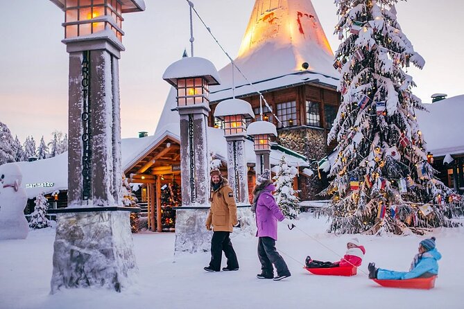 Rovaniemi Santa Claus Village Husky Reindeer Farm Arctic Museum - Santa Claus Village is magical, commercial, and busy