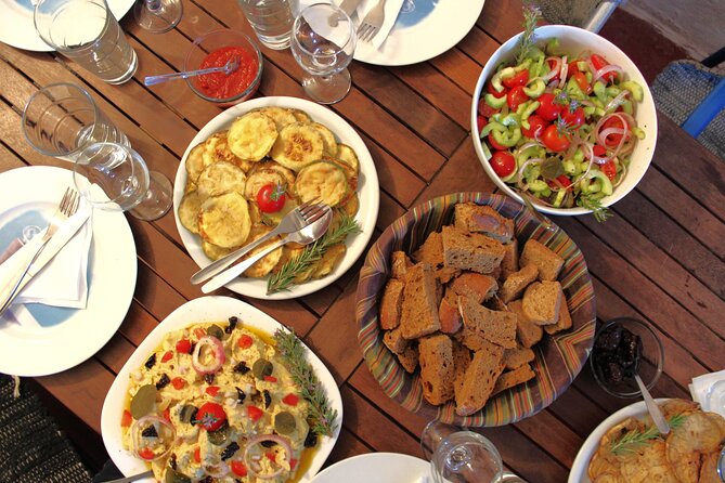 Santorini Family Farm Food & Wine Tour with Cooking Class - What the $145.12 price includes