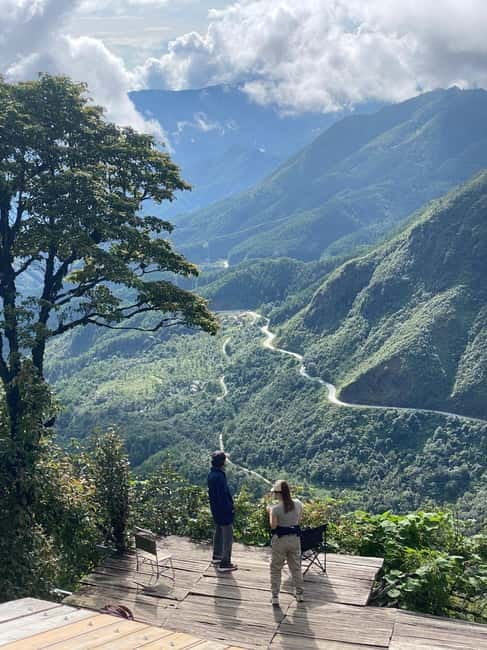 Sapa to Waterfall, Green Tea Farm with motorbike driver - Nà Khương water wheel and Bản Bo