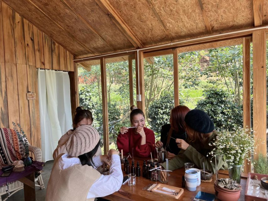Scented candle workshop at Twin Beans Farm - Da Lat suburb - Reaching Twin Beans Farm from Da Lat