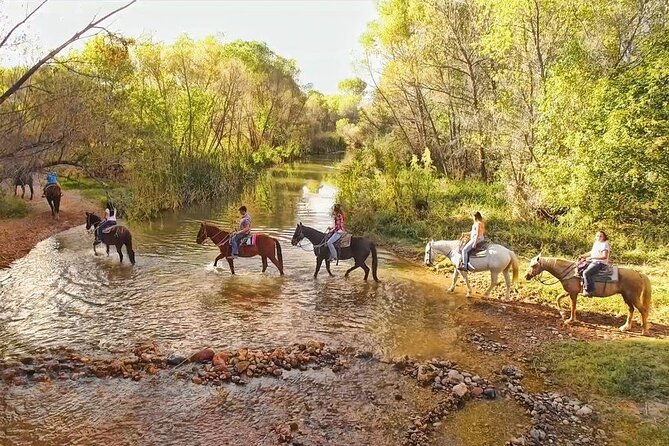 Sedona Horseback Rides At Dead Horse Ranch with River Crossing - Riding through Dead Horse Ranch State Park