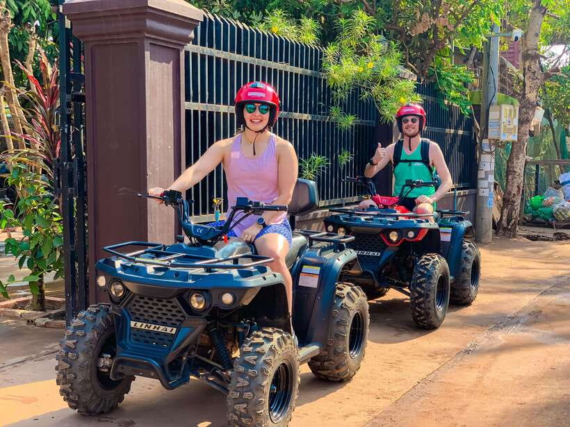 Siem Reap: Khmer Village and Fish Farm ATV Tour - Buddhist temples away from the main circuit