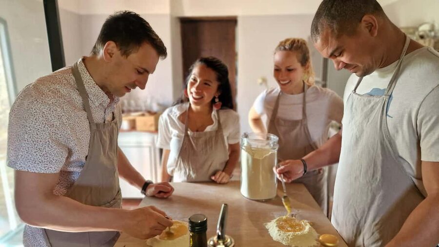 Siena: Private Handmade Pasta Cooking Class in Tuscany - The first lesson: dough that feels right