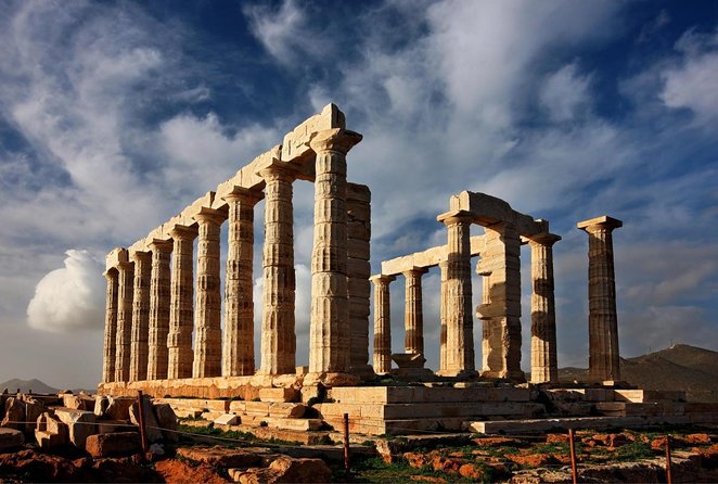 Sounion Highlights: Vouliagmeni, Olive Farm, Poseidon Temple, Thorikos Theatre - From Paleo Faliro along the Athens Riviera