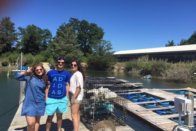 Southold Bay Oyster Farm Tour - The waterfront oyster tasting