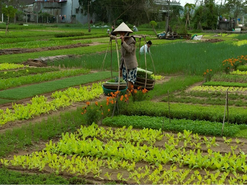 Tra Que Village Vegetable Farm Experience by Bike - Arriving at a 400-year-old farming village