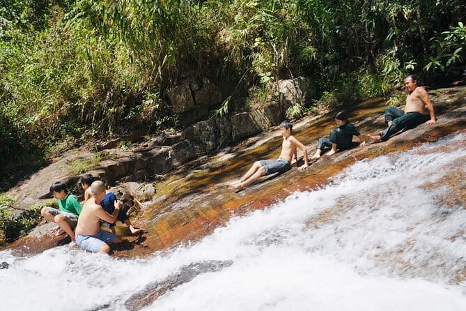 Trekking Tour to Hidden Waterfall & Sturgeon Farm for dog-lovers - A gentle forest walk with seven canine companions