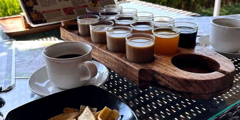 Ubud Eco-Adventure: Farm, Rice Terraces, River & Dance Show! - Ulu Petanu brings the day into the water