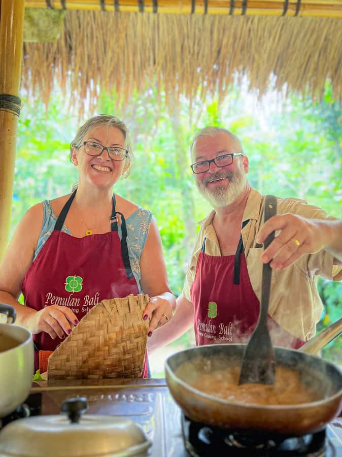 Ubud: Organic Farm Harvest, Bali Cooking Class by Pemulan - Eating What You Prepared