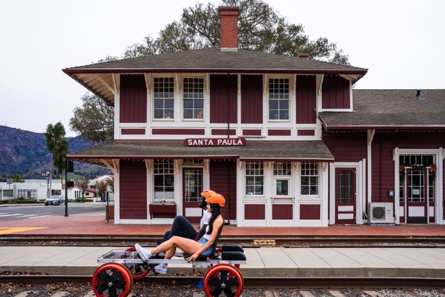 Ventura: Rail Bike Guided Tour with Farm Stand Stop - The turnaround and the rhythm of the trip