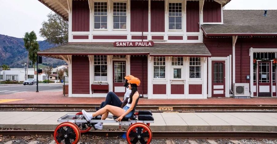 Ventura: Rail Bike Guided Tour with Farm Stand Stop - How scenic is the route?