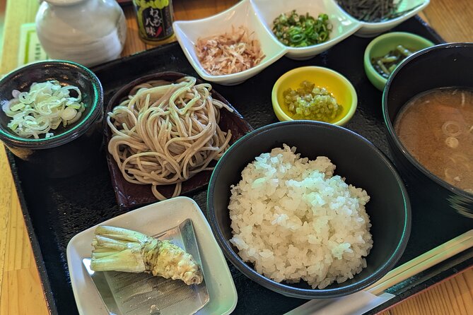 Wasabi Farm Walking Tour & Lunch - The included Shinshu lunch