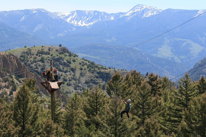 Yellowstone Zipline EcoTour at the Ranch - Four Lines Through Trees and Open Country
