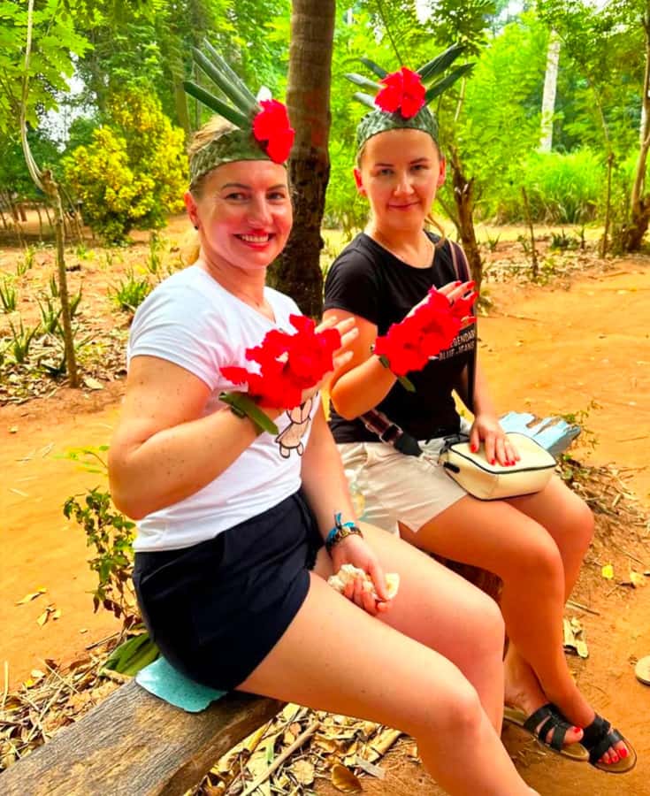 Zanzibar: Spice Farm Tour with free testing fruit and Spice - Walking through the spice farm